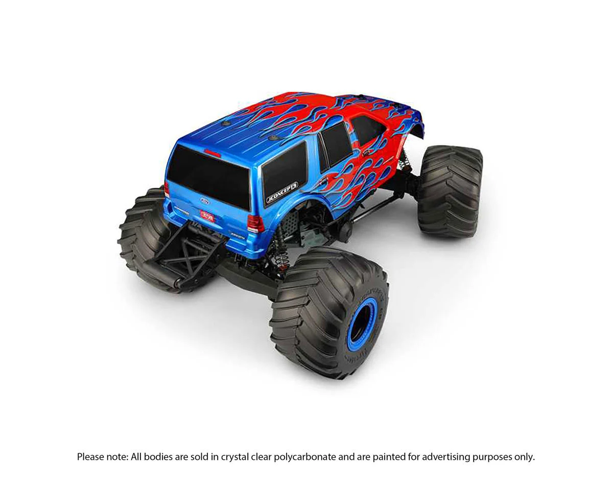 JCO0435 2005 Ford Expedition Monster Truck Body (Clear) (12.5" Wheelbase)