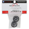 NX-USA-EVO-R+2-G NEXX Racing Mini-Z RWD "JUD" EVO Rear Threaded Side-Wall Carbon Fiber Rims (2mm Offset) (Grey) (2)