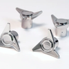 Jevries Diamond Super Swept Knock Offs for TRUE 13 Wheels Chrome