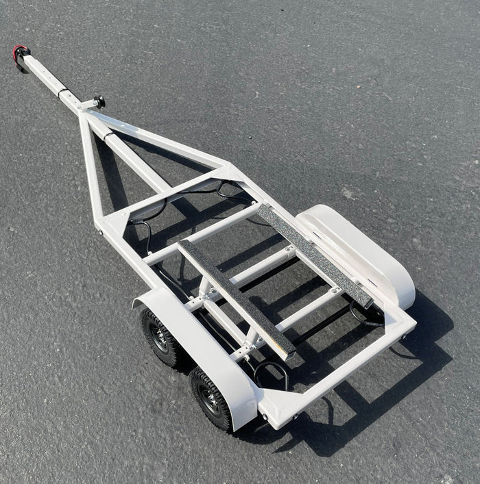 BOL5100 Bold R/C - 1/10 Scale Fully Adjustable Metal Boat Trailer with LED Lights (White)