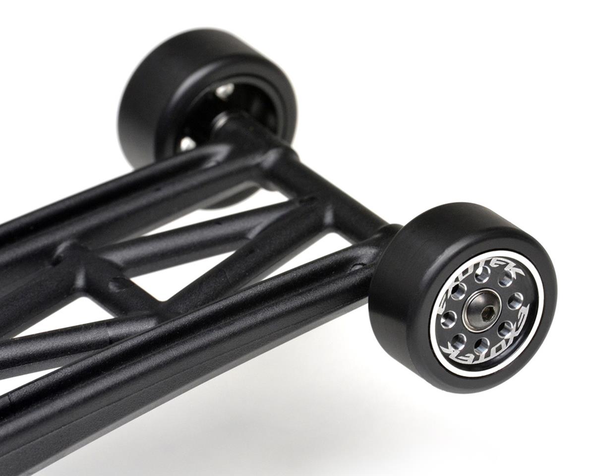EXO2027 22S Drag Aluminum & Delrin Wheelie Bar Wheels