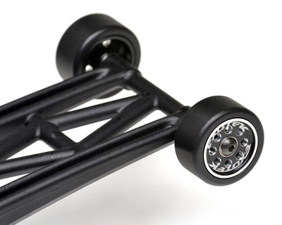 EXO2027 22S Drag Aluminum & Delrin Wheelie Bar Wheels