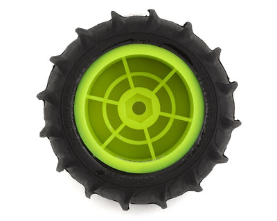 JCO4040-2221 Mini-T 2.0 Animal Pre-Mounted Rear Tires (Yellow) (2) (Green)