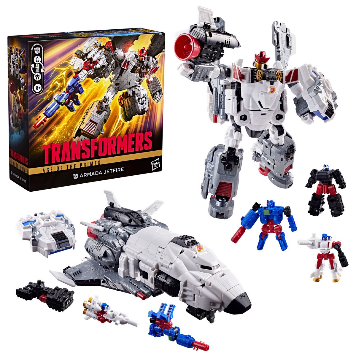 HSG1972 Transformers Generations Age of the Primes Commander Armada Jetfire with Requiem Blaster