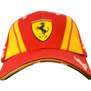 U2707 Scuderia Ferrari HyperCar Le Mans 2024 499P "51" Limited Edition Calado Team Hat - Red