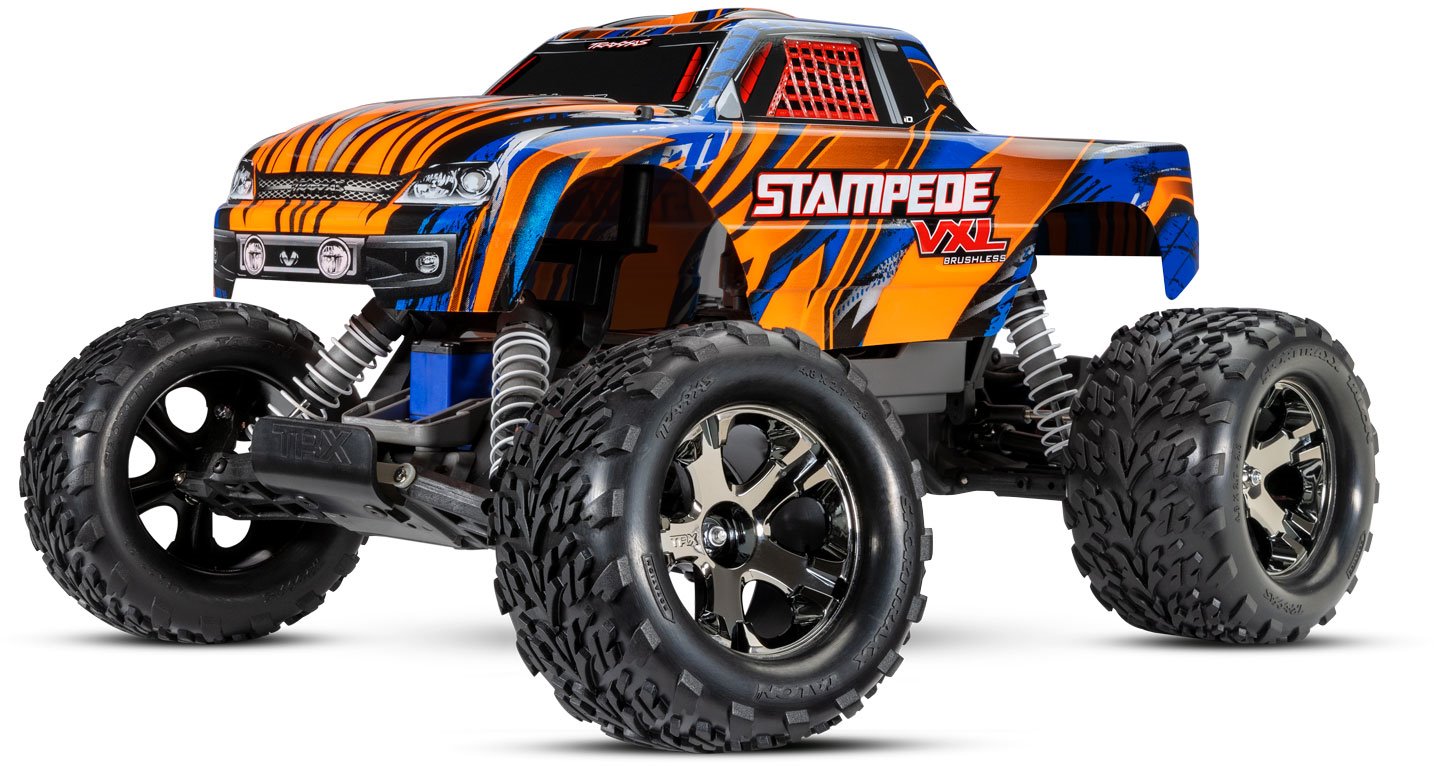 36076-74 STAMPEDE 2WD VXL ORNG