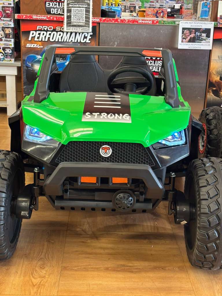 Clash 24V 4WD All Terrain Kids Ride On Buggy With MP4 And Air Blower