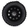 PRO117810 Badlands F/R 3.8" MT Tires Mounted 17mm Black Raid (2)