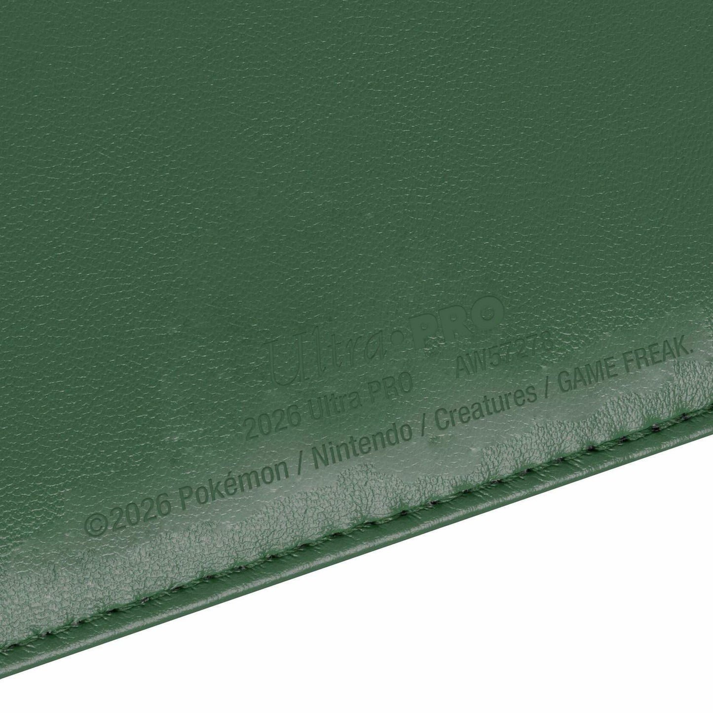 UP16721 Ultra Pro Pokemon 4 Pkt Green Premium Snap Binder with Pokemon Logo