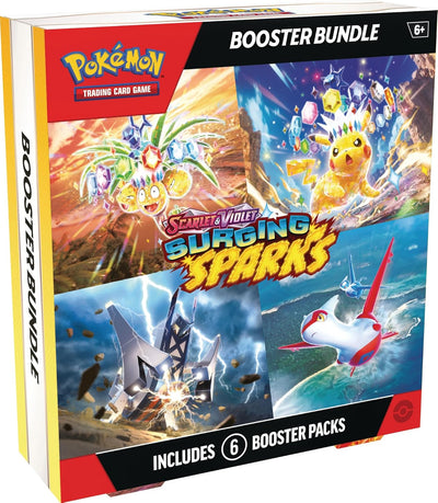 PKU191-85991 Pokemon Scarlet & Violet #8 Surging Spark Booster Bundle
