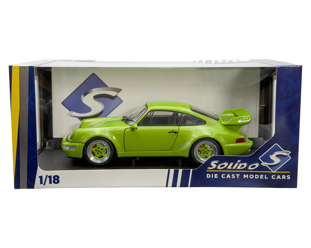Solido S1803411 1:18 1990 Porsche 911(964) Carrera RS – Green