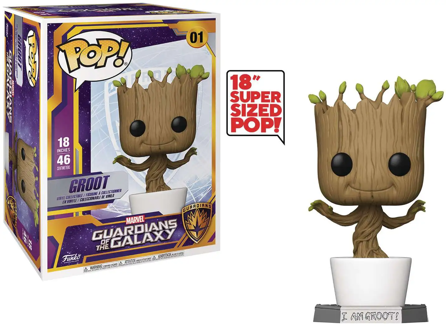 FU50094 Guardians of the Galaxy Dancing Groot 18" #01