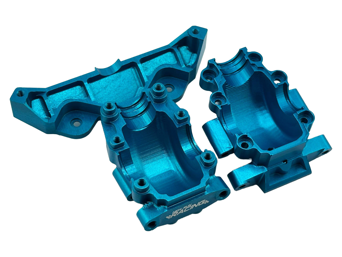 NSRMINIM014BL Aluminum Rear Gear Box For Traxxas Mini Maxx - Blue