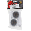 DSC-DE-222 DS Racing Drift Element 6 Spoke Drift Wheels (Bronze & Chrome w/Gold Rivets) (2) (Adjustable Offset) w/12mm Hex