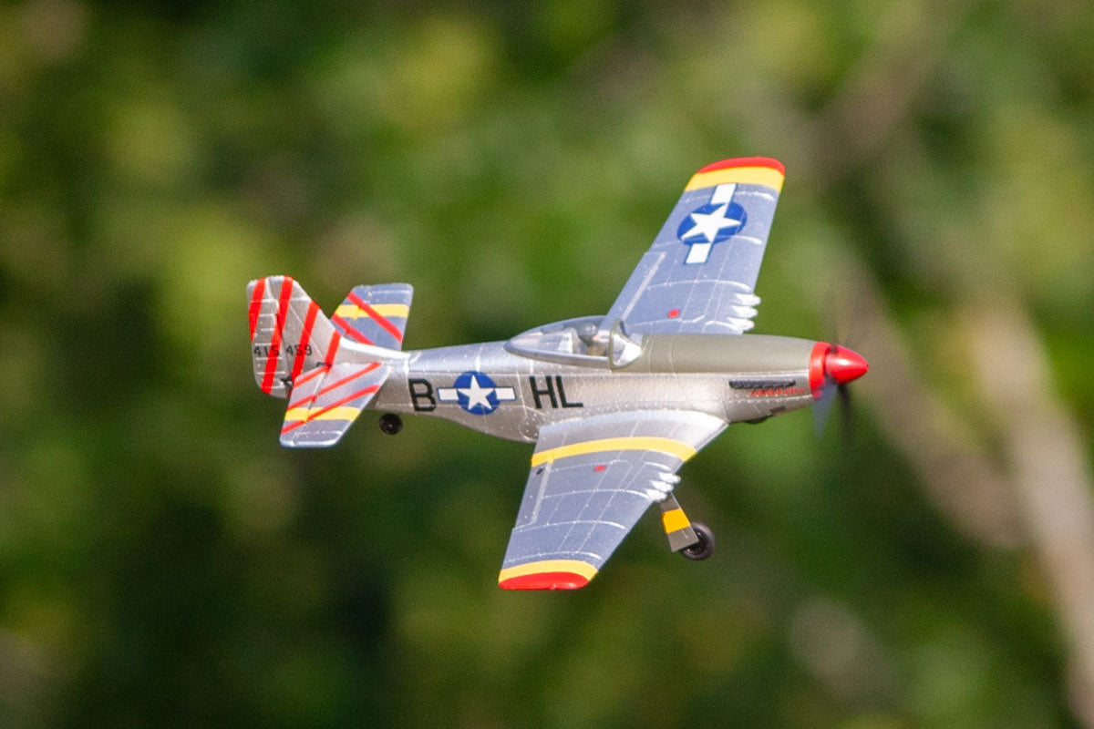 RGRA1600  P-51D Mustang 500mm Brushless RTF Warbird with PASS (Pilot Assist Stability Software) System