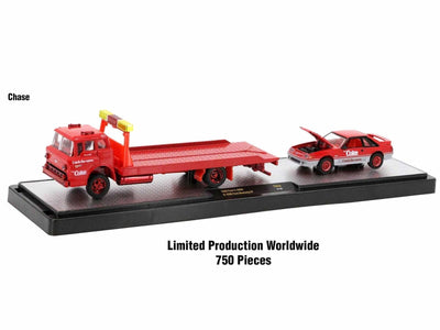 M2Machines 56000-TW28 1:64th scale Auto Haulers Coca-cola (RED) Pack CHASE!