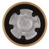 SSD00464 SCX24 1.0” Aluminum / Brass D Hole Beadlock Wheels (Silver) (2) (24g)