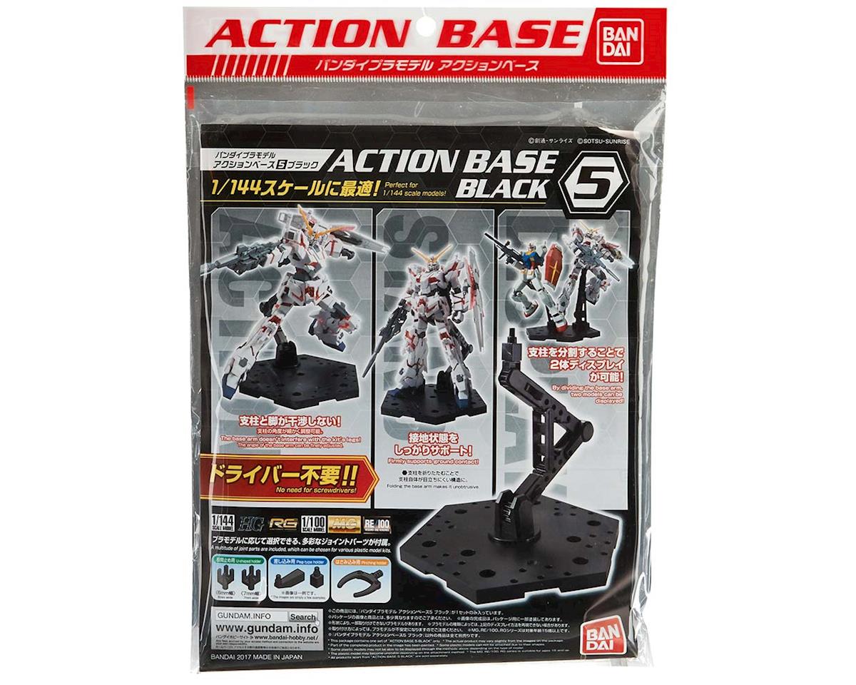 BS2410268  Bandai Action Base 5 Display Stand (Black) For Gundam Model Kits