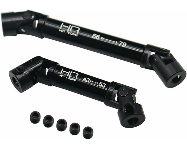 HRSXTF37M01 Steel Center Driveshafts L/M SCX24