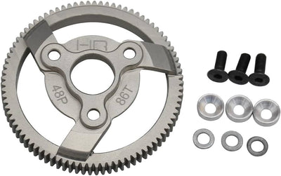 HRTE886H - Hardened Steel Spur Gear (86t 48p)(Silver) - TRA