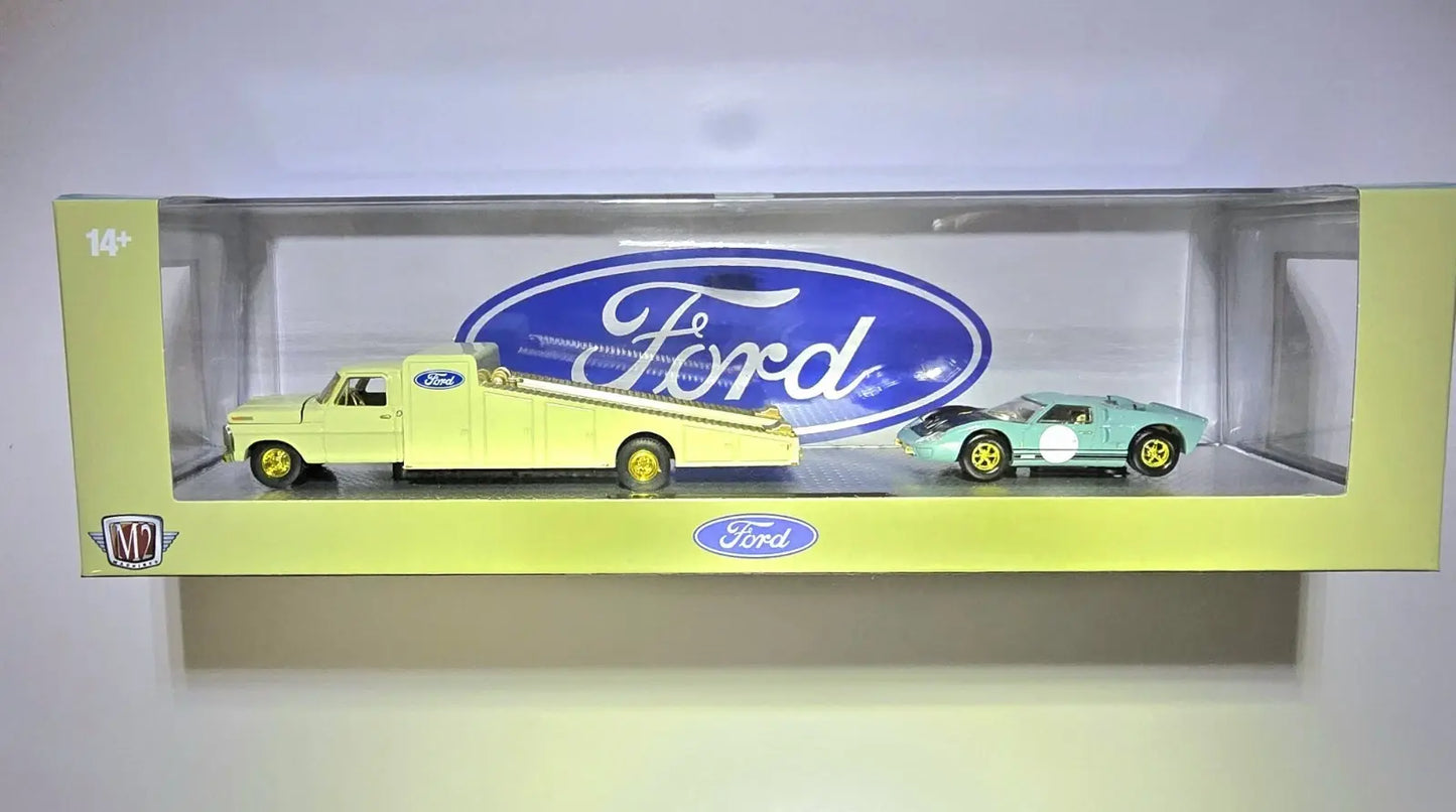 M2 Machines 36000-89 Auto-Haulers 1969 Ford F-350 Ramp Truck & 1966 Ford GT40 MKII. CHASE!!!