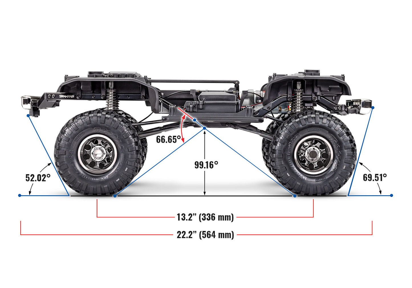 92056-4 TRX4 Chevrolet Cheyenne K10 1/10 Scale And High Trail Edition Crawler