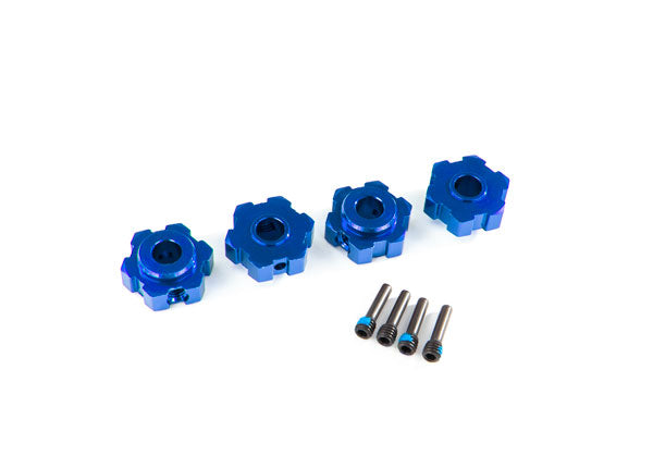 8956X Wheel Hubs Hex Alum. Blu
