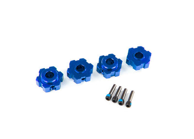 8956X Wheel Hubs Hex Alum. Blu