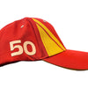 U2703 Scuderia Ferrari HyperCar Le Mans 2024 499P "50" Limited Edition Molina Team Hat - Red
