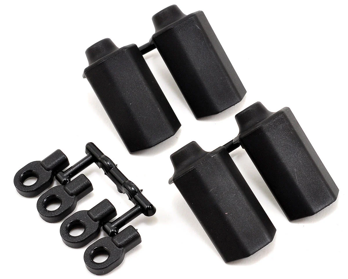 RPM80402 Shock Shaft Guards (Black) (4)