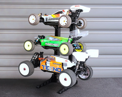 KOS50743 Koswork 3 Layer 1/10 & 1/8 Car Display Stand (200x240x475mm) W/Carrying Bag
