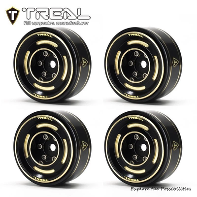 X003WX6O67 1.0 Beadlock Brass Wheels - C