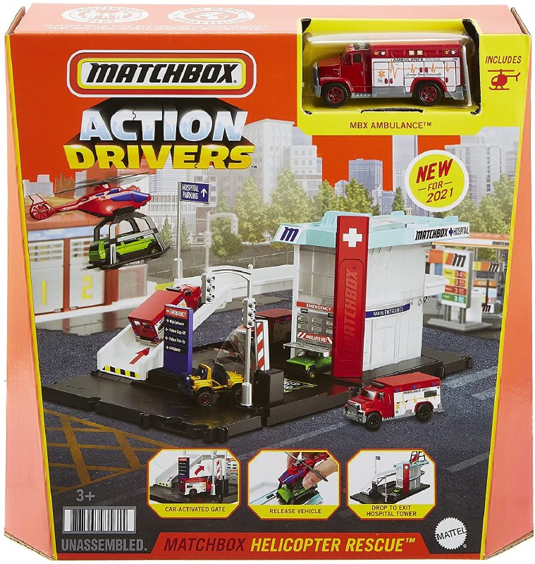 HWGVY83 MatchBox Helicopter Rescue