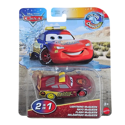HWGYN94 Cars Color Changers Lightning McQueen