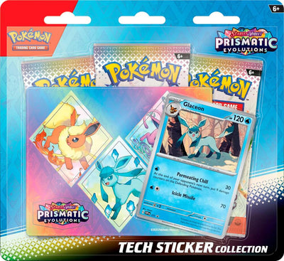 10-10022-101 Pokémon Scarlet & Violet Prismatic Evolutions Tech Sticker Collection Glaceon