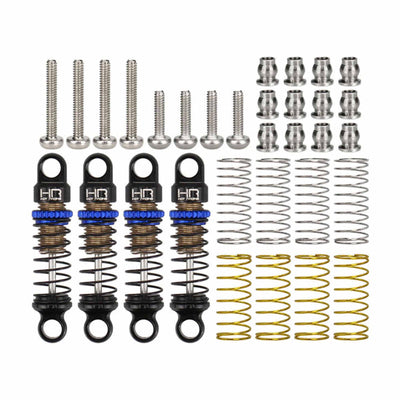 HRSXTY215GP Aluminum 21.5mm Adjustable Shocks with Three Spring Rates, 1/30 Axial SCX30