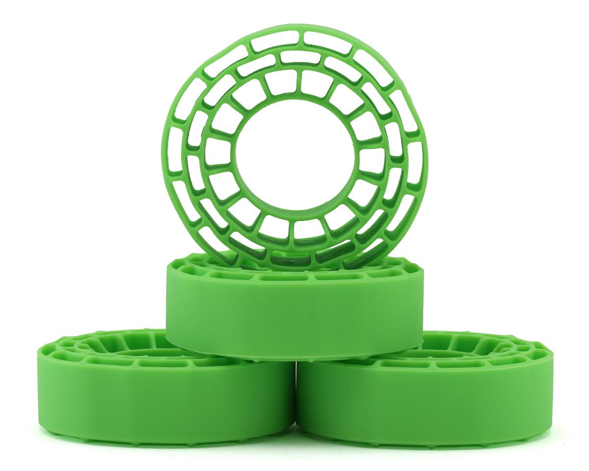 DGT-1064GN Injora 1.0" Micro Crawler Tires Silicone Rubber Inserts (62-64mm) (Soft)