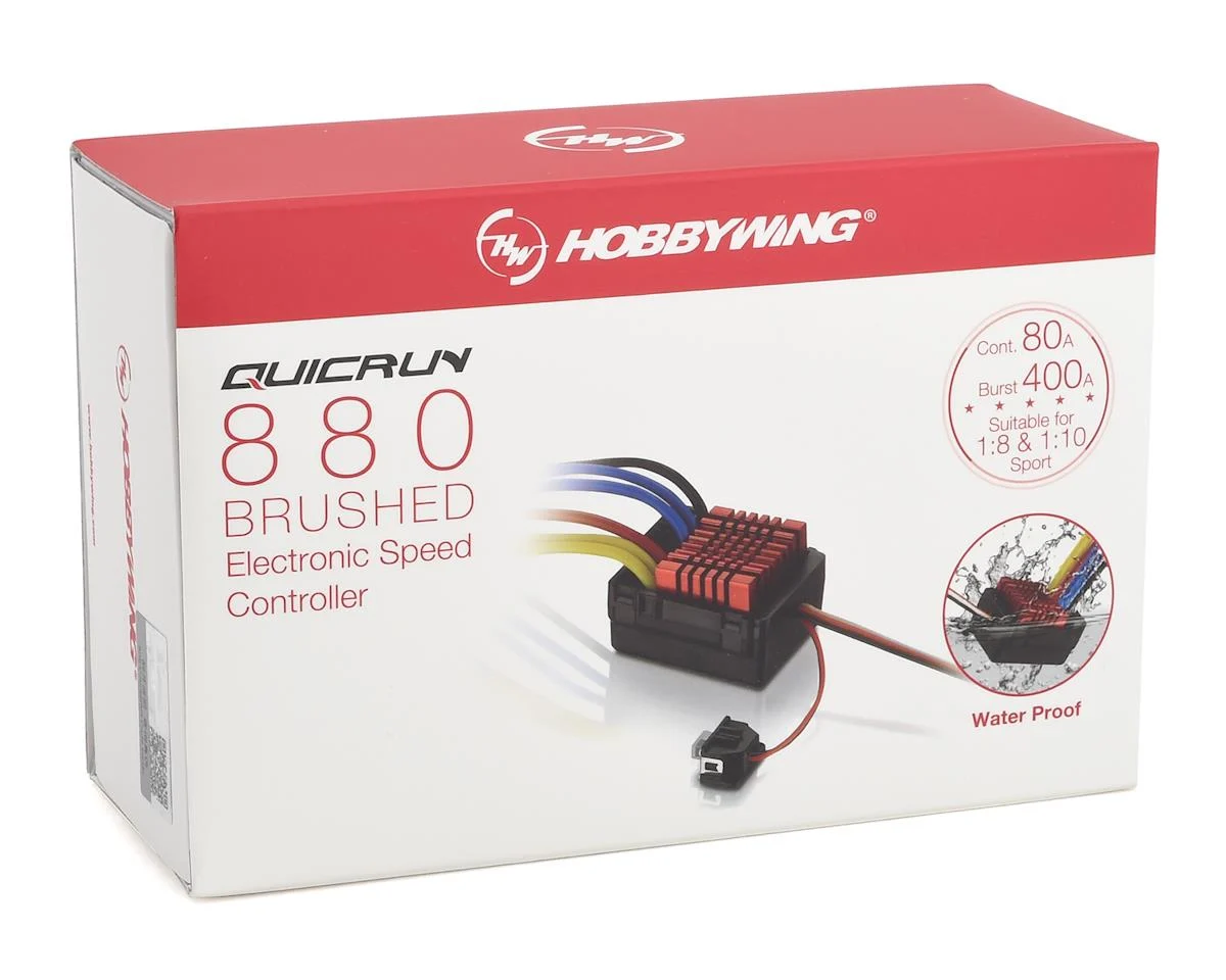 HWA30120301 QUICRUN WP 880 Dual Brushed ESC (2-4S)