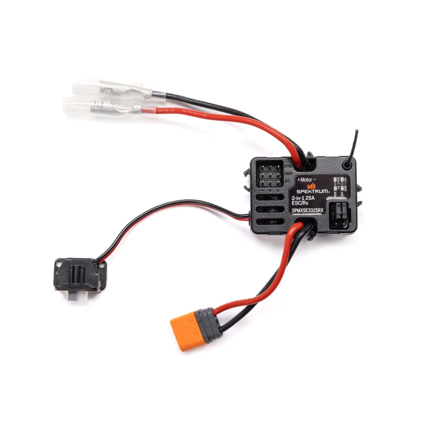 SPMXSE3325RX Spektrum Accessories 25A SLT 2-in-1 ESC / Receiver Combo: NASCAR