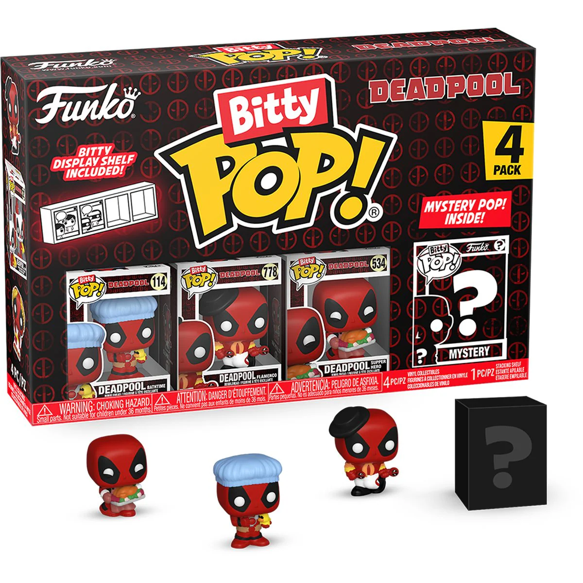 FU84960 Bitty Pop Deadpool Bath Time