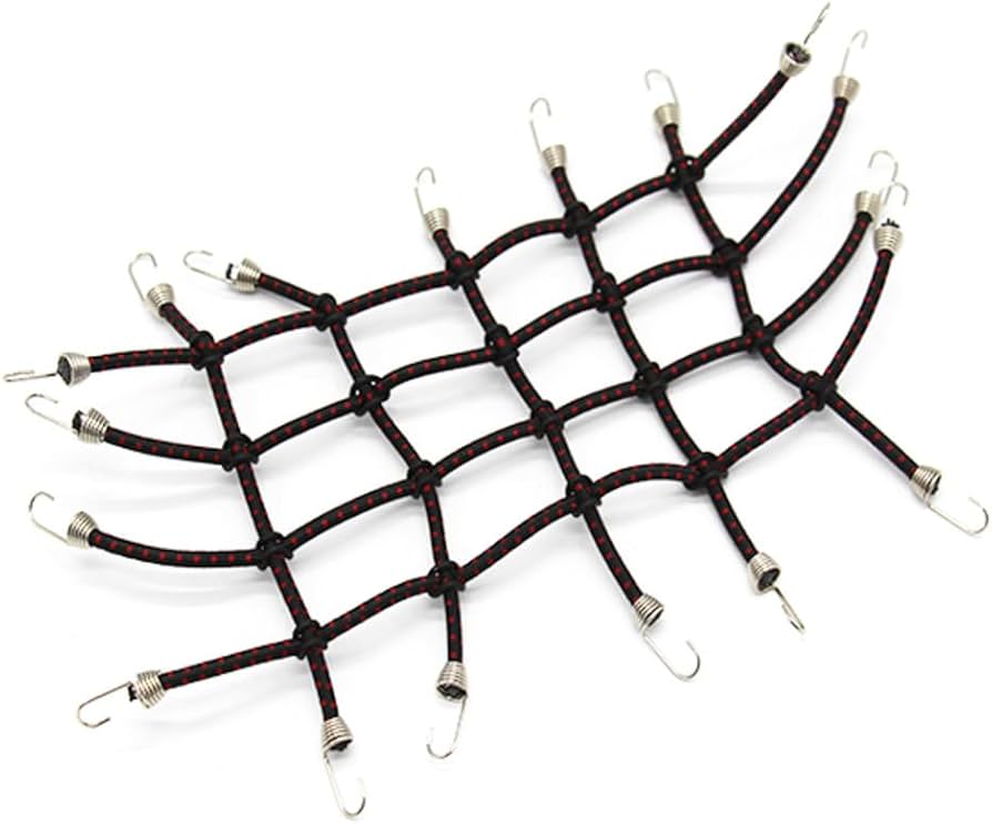 HRACC468N02 - RC 1:10 scale cargo net Black Red