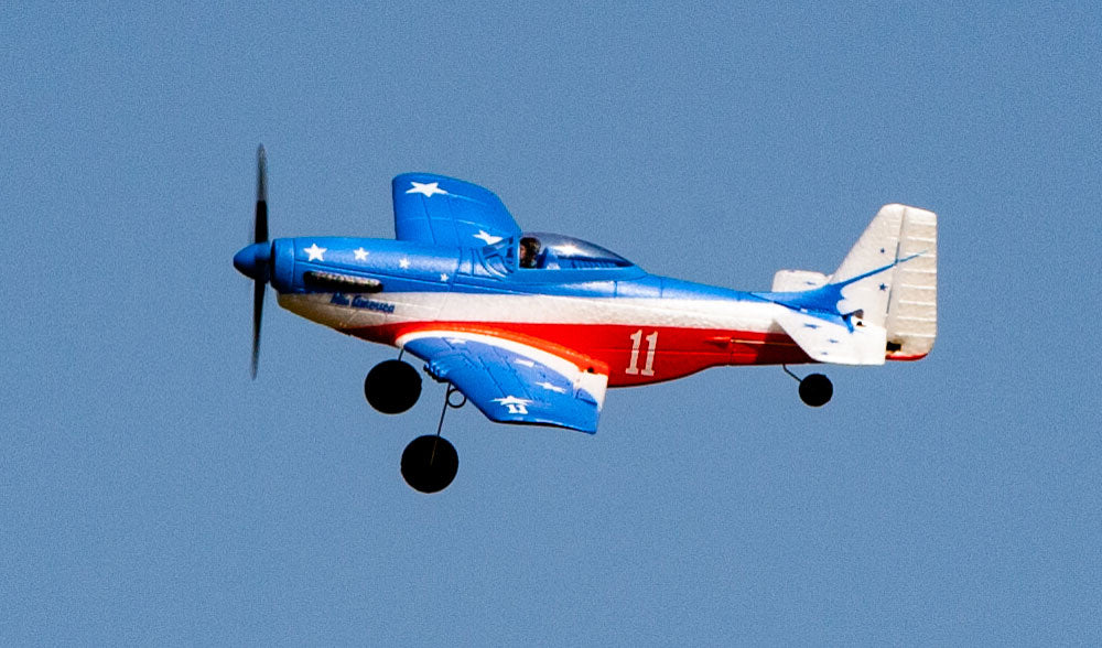 RGRA1300V3  P-51D Miss America Micro RTF Airplane with PASS (Pilot Assist Stability Software) System