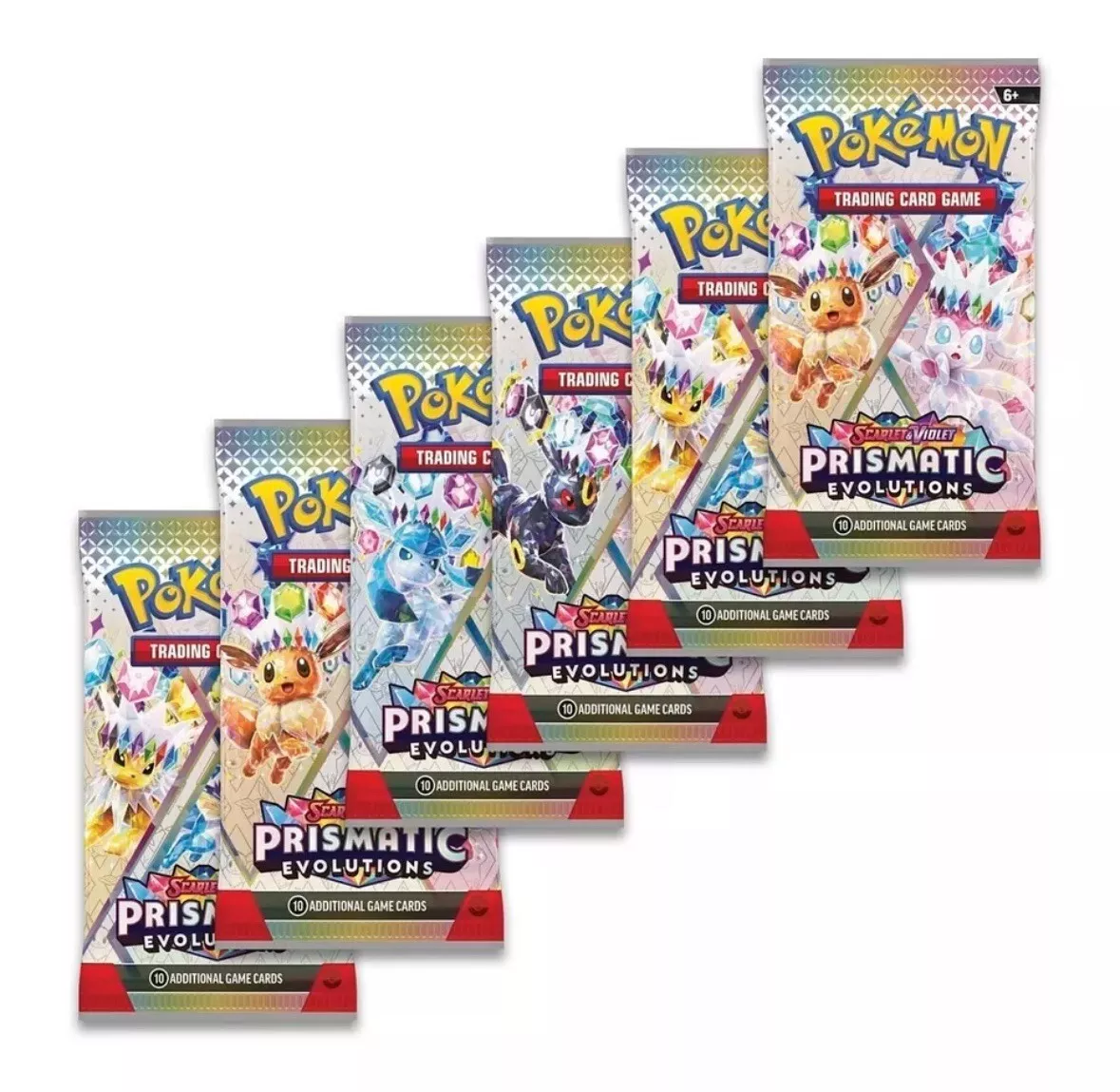 PKU10-10025-101 Pokemon Scarlet & Violet Prismatic Evolutions Booster Bundle