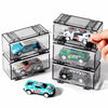 HotWheels 1/64 Car Model Storage Box Dustproof Acrylic Display Case-Smokey