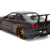 Jada 38056 1:24 1999 Nissan Skyline GT-R (R34) – Dark Metallic Blue – JDM Tuners