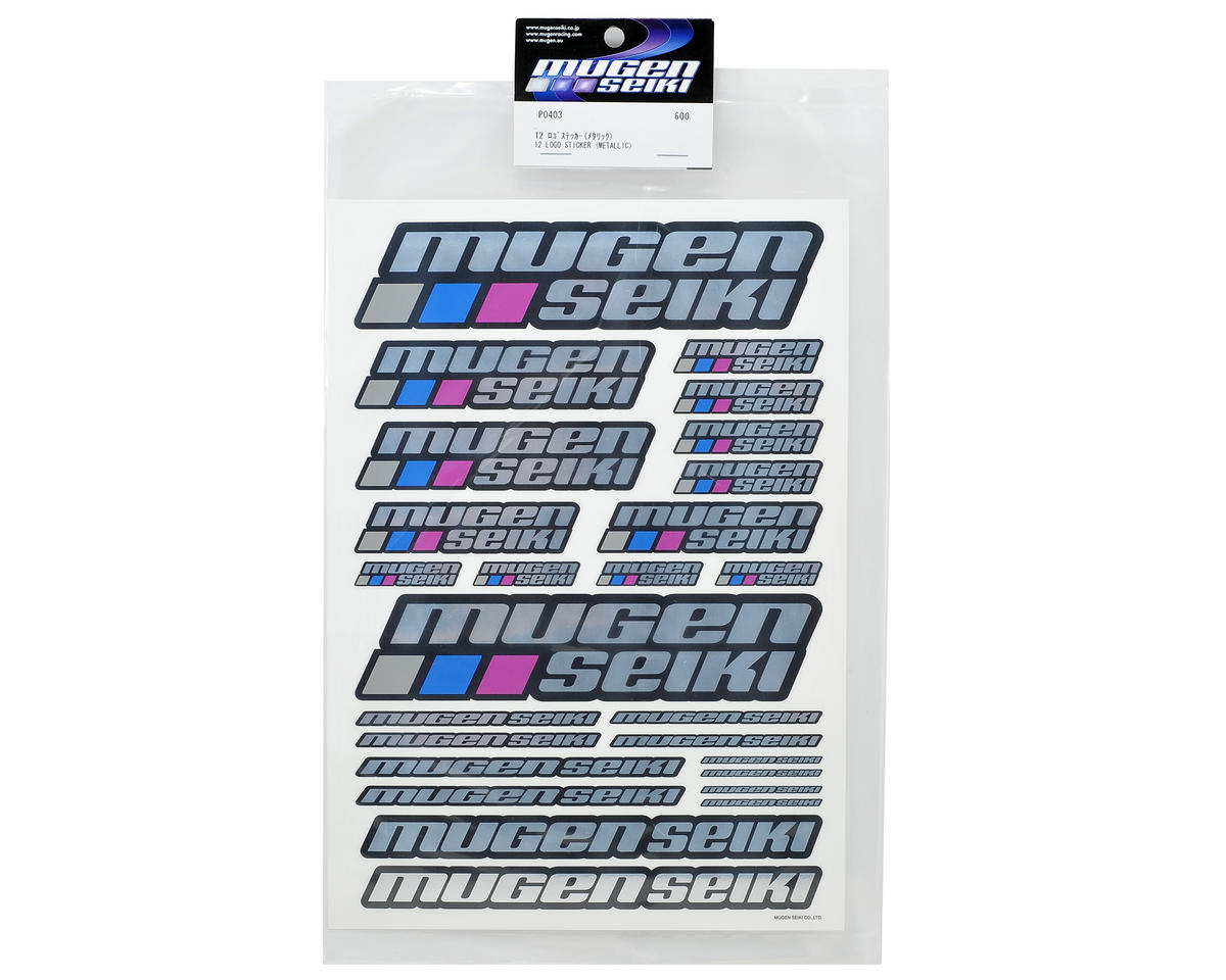 MUGP0403 Mugen Seiki Large Decal Sheet (Chrome)