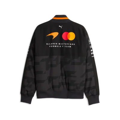 701242487 McLaren Racing F1 Special Edition 1,000th Race Team Bomber Jacket - Puma Black