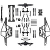 FUR-2119 1/24 Rampart CNC Machined Monster Truck Full Chassis Kit (Black)
