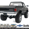 Z-RTR0067 RC4WD Trail Finder 2 "LWB" RTR W/ Chevrolet K10 Scottsdale Hard Body Set (Black)