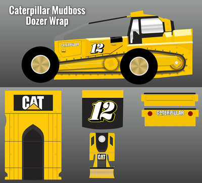 Mudboss Wrap - Salvas Slash Body - Caterpillar 97